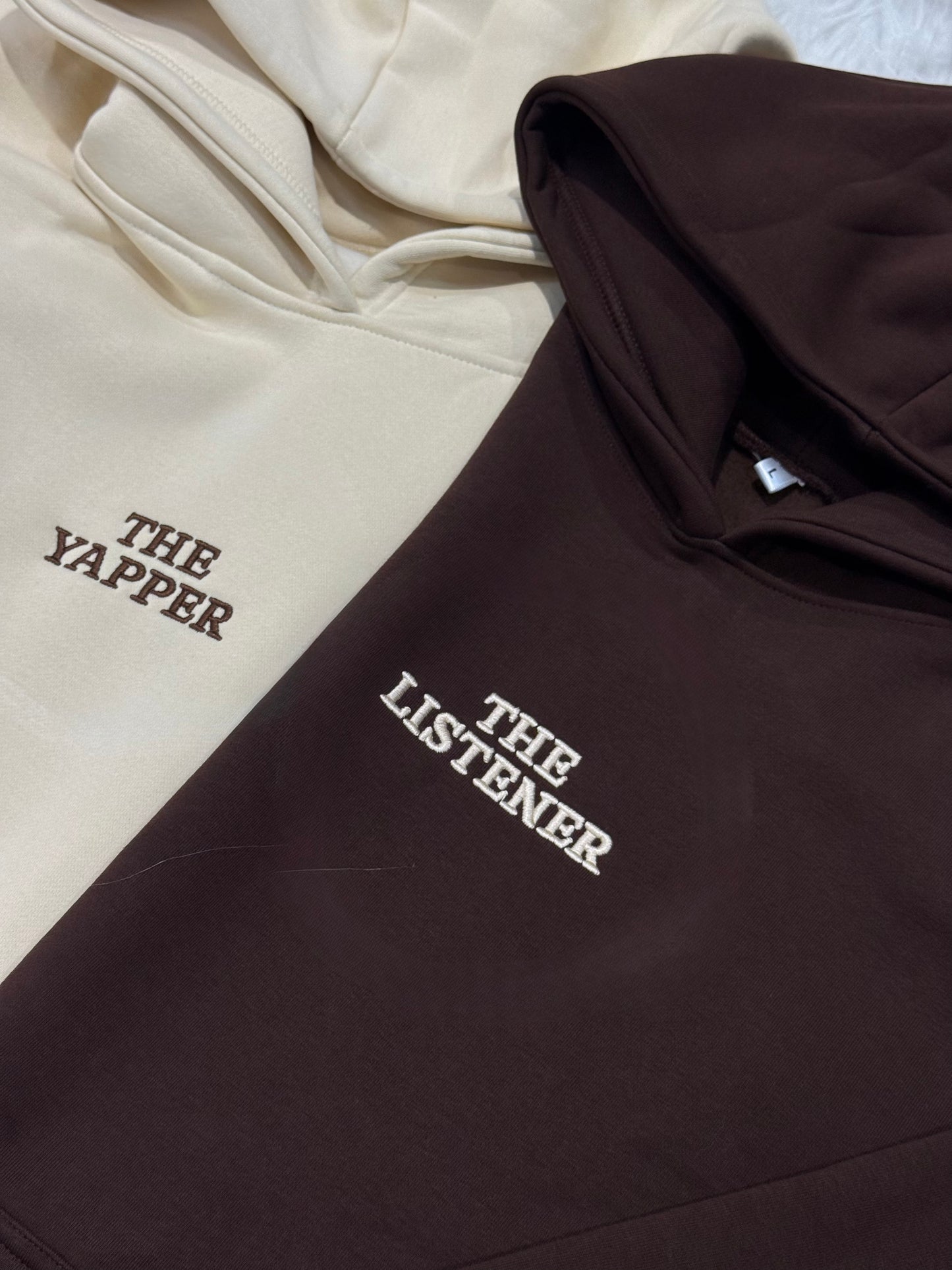 YAPPER LISTENER COUPLE HOODIES