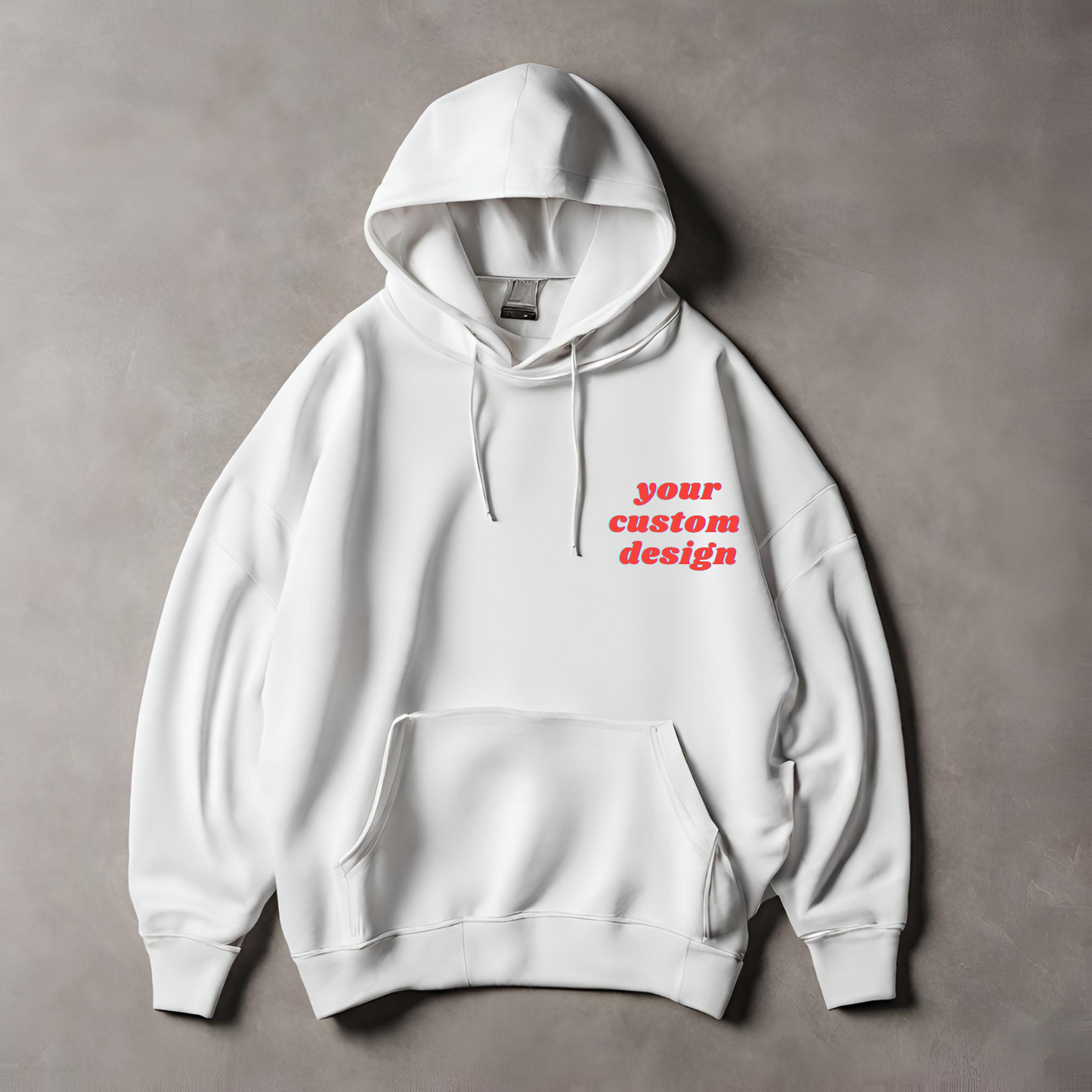 CUSTOMISED OVERSIZED HOODIE/SWEATSHIRT (ONE SIDE PRINTING)